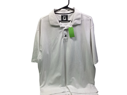Vist Large View of Product Image Which is Used Foot Joy FOOT JOY WHT GOLF POLO S.S. Golf Shirt M White LG