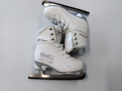 Vist Large View of Product Image Which is Used Jackson Girls Figure Skate White Youth 12.0