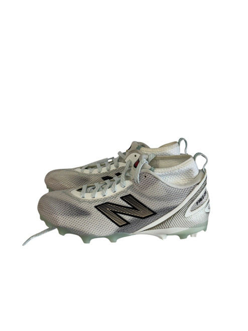 Vist Large View of Product Image Which is Used New Balance LAX Cleats Mens White Senior 11