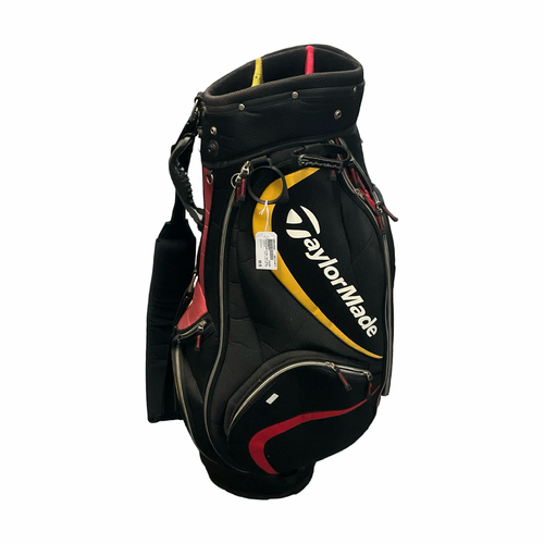 Vist Large View of Product Image Which is Used Taylormade 6 WAY CART BAG Mens Cart Bag Black