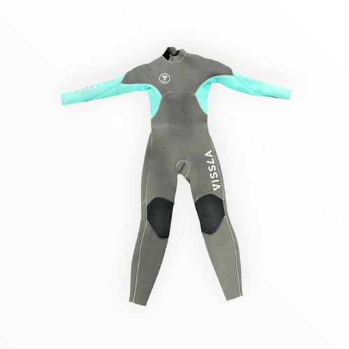 Vist Large View of Product Image Which is Used VISSLA 7 SEAS Junior Full Suit Grey SZ 5-6