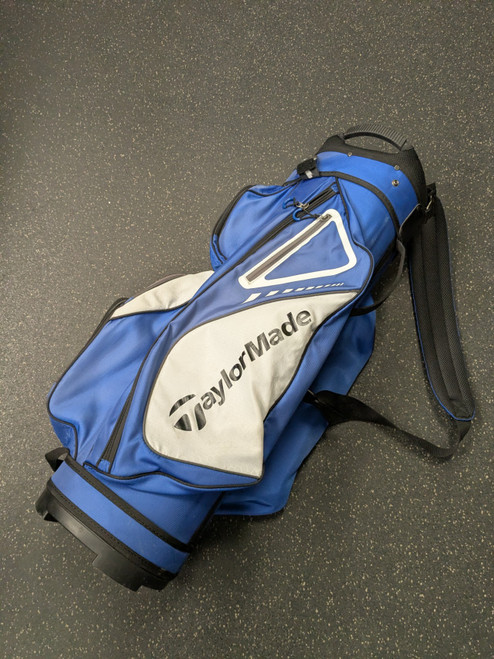 Vist Large View of Product Image Which is Used Taylormade SELECT ST CART Mens Cart Bag Royal Blue