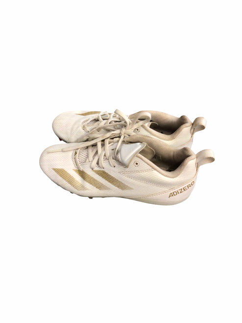 Vist Large View of Product Image Which is Used Adidas Jr FB Cleats White Junior 05.5