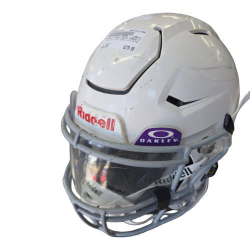 Vist Large View of Product Image Which is Used Riddell 2024 YOUTH SPEED FLEX HELMET FB Helmet White MD