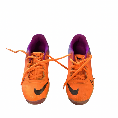 Vist Large View of Product Image Which is Used Nike SOFTBALL BB/SB Cleats Orange Youth 13.0