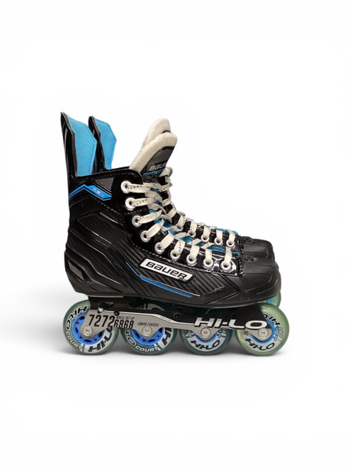 Vist Large View of Product Image Which is Used Bauer RSX Junior Rec Fitness Skates Black Junior 05