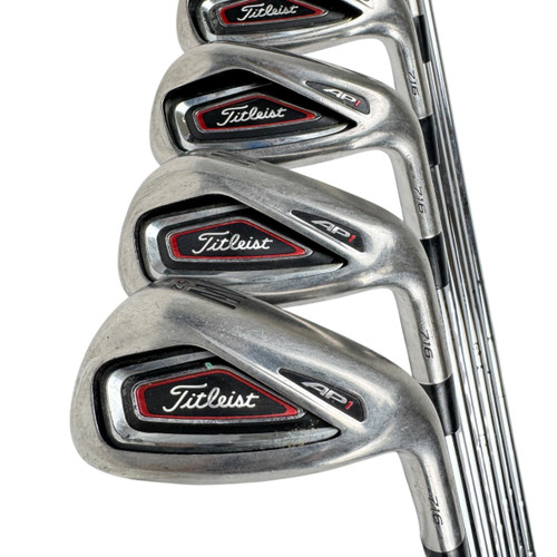 Vist Large View of Product Image Which is Used Titleist AP1 716 Men's RH Iron Set 6I-GW Stiff Flex Steel Shaft