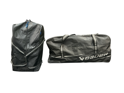 Vist Large View of Product Image Which is Used Bauer S24 Jr Hockey Wheeled Goalie Black
