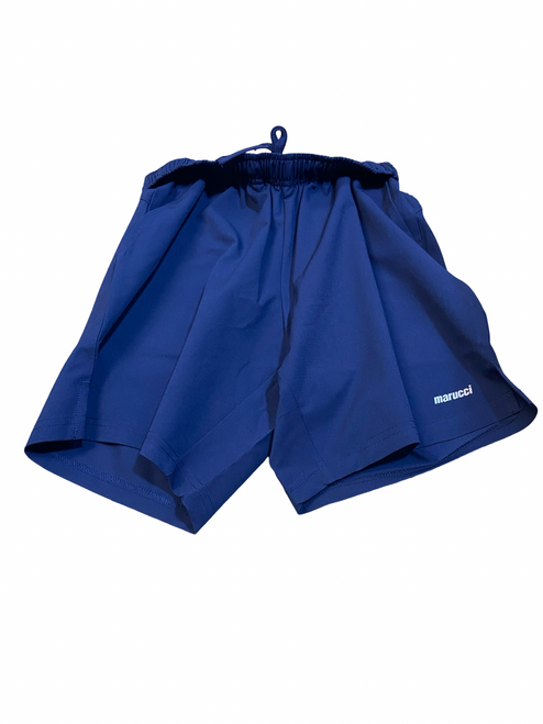 Vist Large View of Product Image Which is Used Marucci NAVY SHORTS BB/SB Pant Mens Navy Blue XL