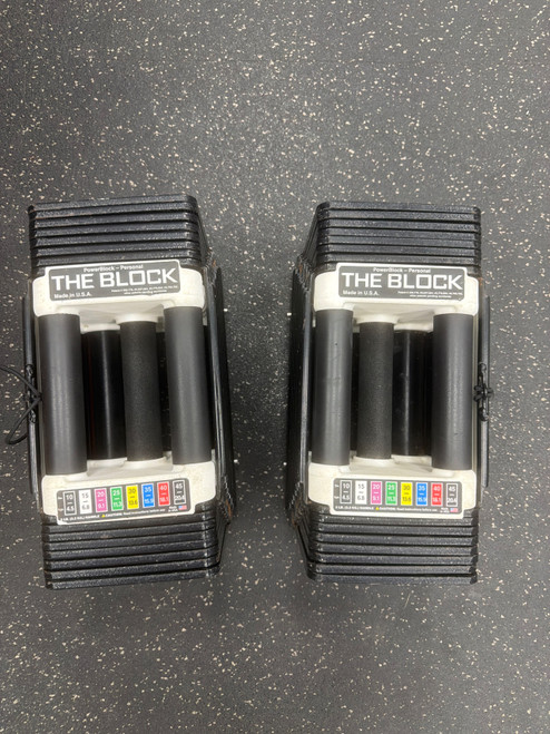 Vist Large View of Product Image Which is Used PowerBlock THE BLOCK PERSONAL Adj Dumbbells 5-45 LB