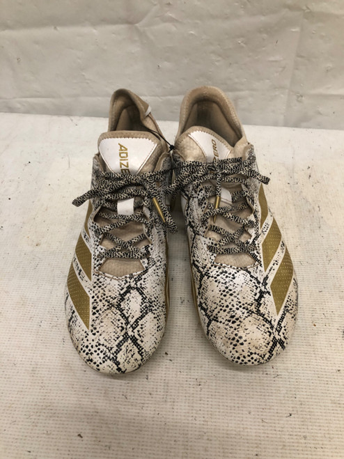 Vist Large View of Product Image Which is Used Adidas Adult FB Cleats White Senior 14