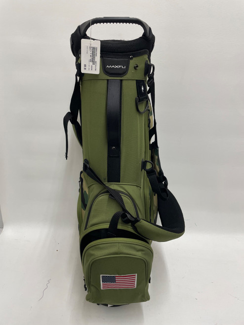 Vist Large View of Product Image Which is Used Maxfli 5 WAY CAMO Mens Stand Bag Green