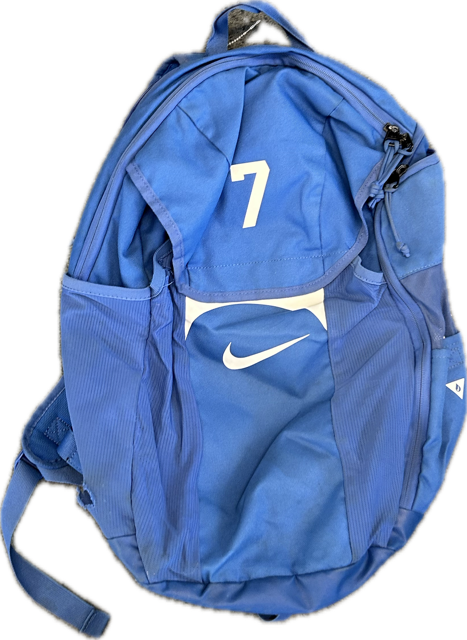 Vist Large View of Product Image Which is Used Nike BLUE 7 Backpack Royal Blue