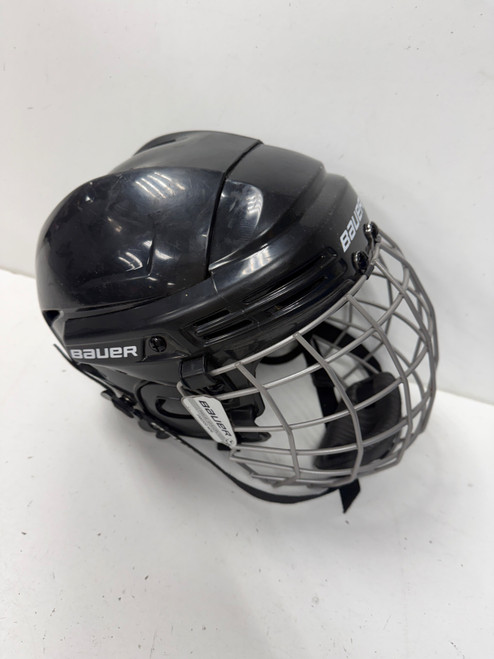 Vist Large View of Product Image Which is Used Bauer 2100 Helmet Cage Combo Black MD