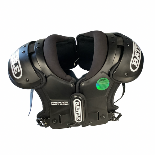 Vist Large View of Product Image Which is Used Battle Sports PHANTOM FB Shoulder Pads Black SM