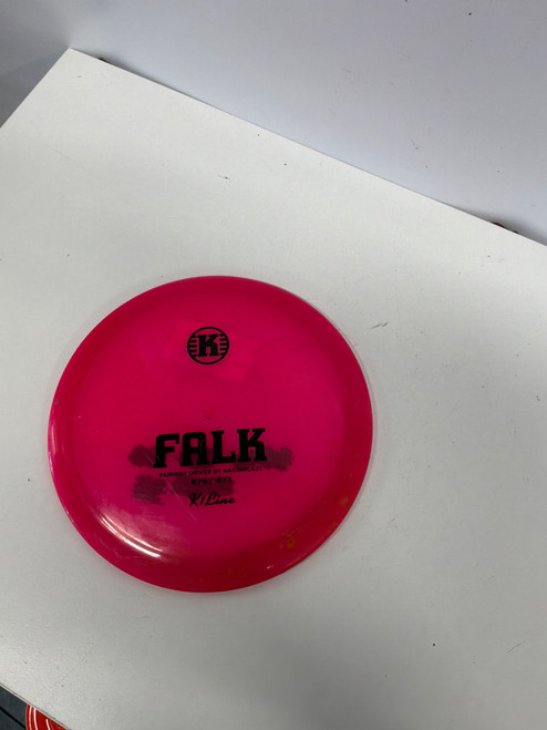 Vist Large View of Product Image Which is Used FALK Disc Golf Driver Pink