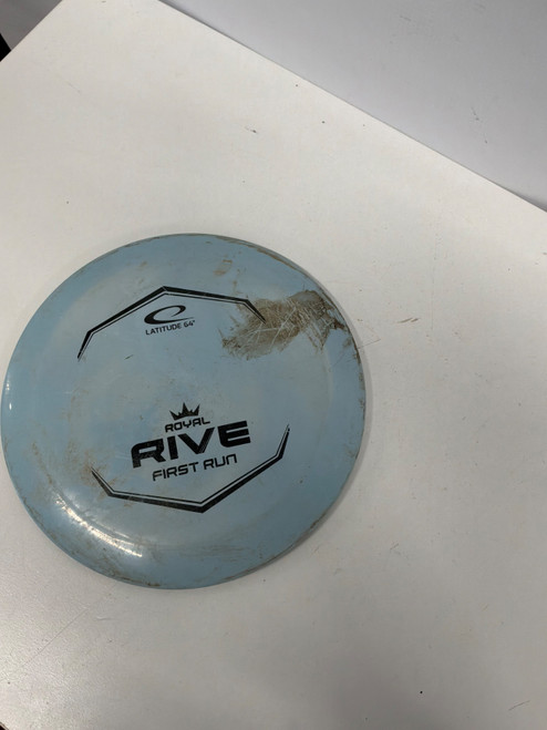 Vist Large View of Product Image Which is Used RIVE FIRST RUN Disc Golf Driver Royal Blue