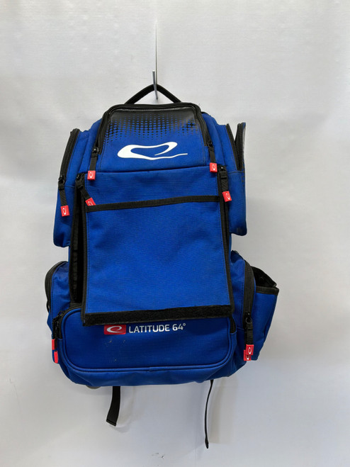 Vist Large View of Product Image Which is Used Latitude 64 Disc Golf Backpack Royal Blue