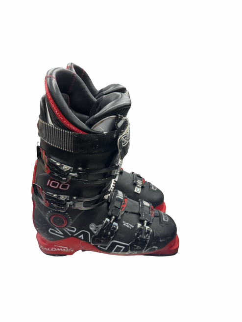 Vist Large View of Product Image Which is Used Salomon ENERGYZER 100 Mens DH Ski Boot Black 265 MP - M08.5 - W09.5