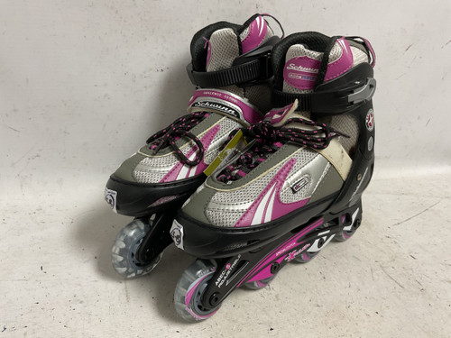 Vist Large View of Product Image Which is Used Schwinn ADJ 5-8 Senior Rec Fitness Skates Black Adjustable