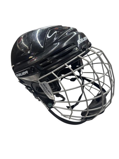 Vist Large View of Product Image Which is Used Bauer 2100 Helmet Cage Combo Black LG