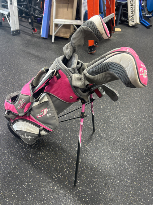 Vist Large View of Product Image Which is Used Walter Hagen JR PACKAGE SET Jr Package Set RH Pink 8 Piece