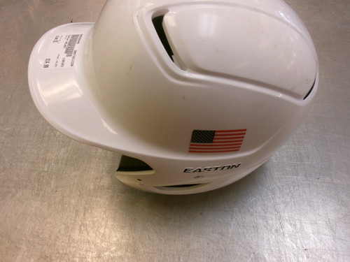 Vist Large View of Product Image Which is Used Easton HELMET Batting Helmet No Mask White One Size