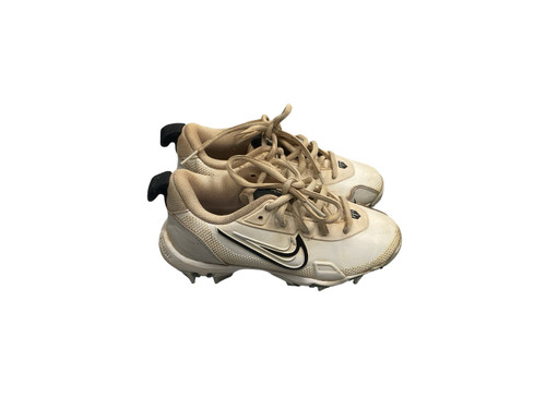 Vist Large View of Product Image Which is Used Nike FB9731-102 BB/SB Cleats White Youth 12.0