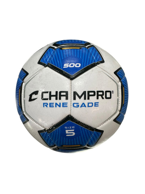 Vist Large View of Product Image Which is Used Champro RENEGADE All Size Soccer Ball Royal Blue 5