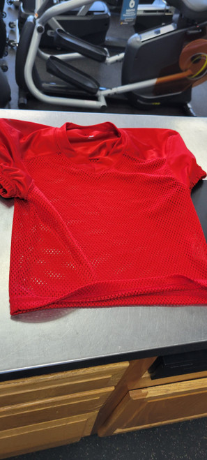 Vist Large View of Product Image Which is Used Champro YTH MED PRACTICE JERSEY FB Top Youth Red MD