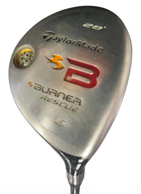 Vist Large View of Product Image Which is Used Taylormade BURNER RESCUE Mens Hybrid Club RH 6 Hybrid