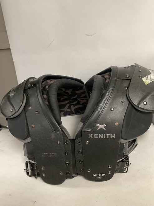 Vist Large View of Product Image Which is Used Xenith PRO ALL PURPOSE FB Shoulder Pads Black MD