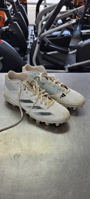 Vist Large View of Product Image Which is Used Adidas Adult FB Cleats White Senior 10.5