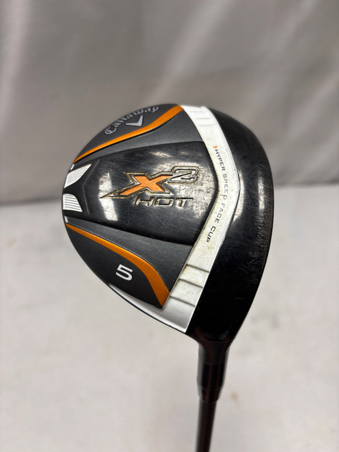 Vist Large View of Product Image Which is Used Callaway X2 HOT Mens Fairway Wood RH 5 Wood