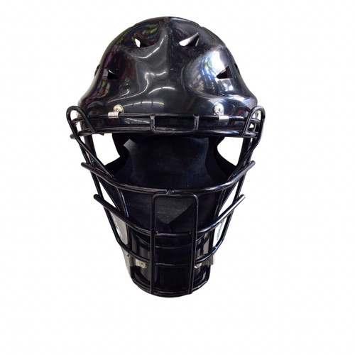 Vist Large View of Product Image Which is Used Wilson CATCHERS HELMET Catchers Helmet w/Mask Black One Size