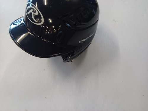 Vist Large View of Product Image Which is Used Rawlings Batting Helmet No Mask Navy Blue One Size