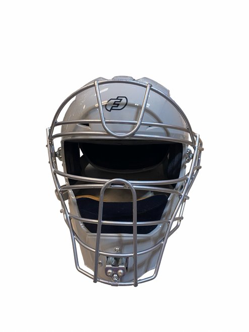 Vist Large View of Product Image Which is Used USA FORCE3 DEFENDER Catchers Helmet w/Mask Grey M/L