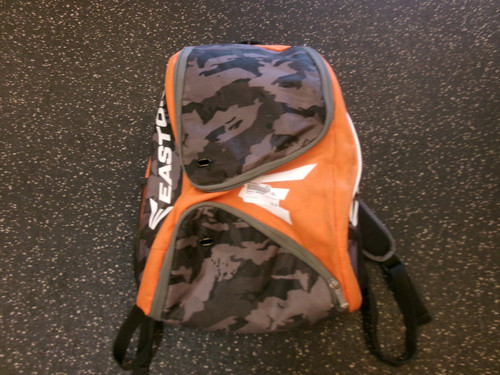 Vist Large View of Product Image Which is Used Easton BACKPACK BB/SB Player Carry Bag Orange