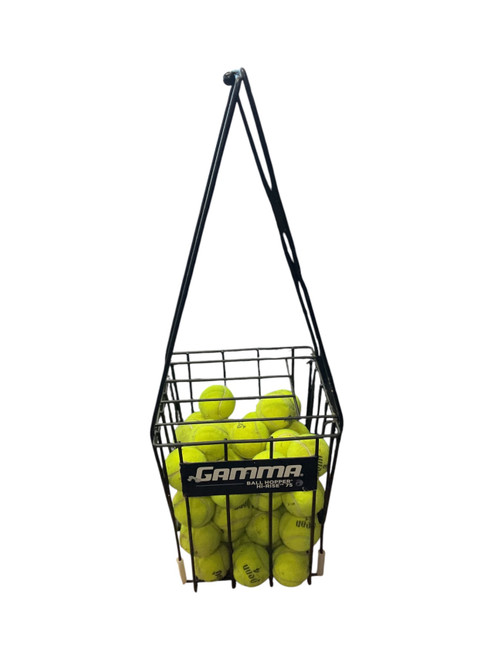 Vist Large View of Product Image Which is Used Gamma Sports BALL HOPPER HI-RISE Tennis - Hopper Black