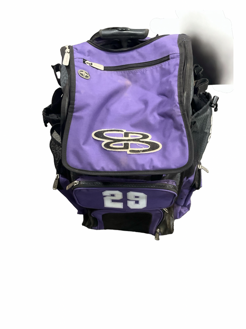 Vist Large View of Product Image Which is Used BoomBah WHEELED BAG BB/SB Player Wheeled Bag Purple