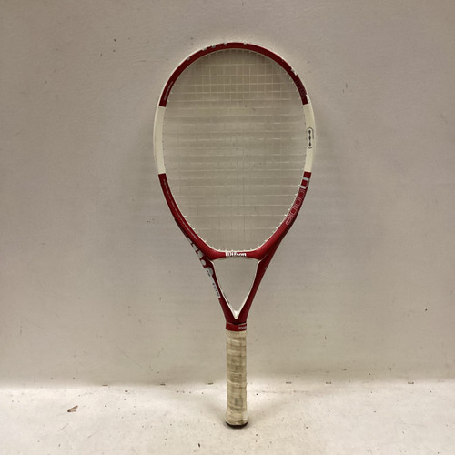 Vist Large View of Product Image Which is Used Wilson N CODE N5 Adult Tennis Racquet Maroon 4 1/2"