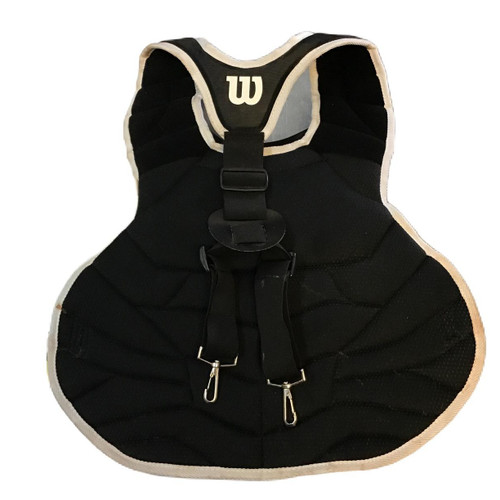 Vist Large View of Product Image Which is Used Wilson WTA4603 Catchers Chest Protector Black Adult