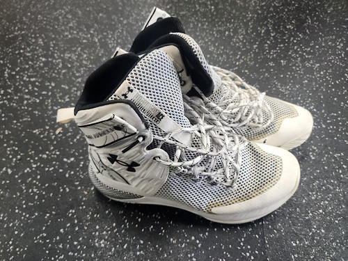 Vist Large View of Product Image Which is Used Under Armour HOVR HIGHLIGHT ACE VB Shoes Adult White Senior 10