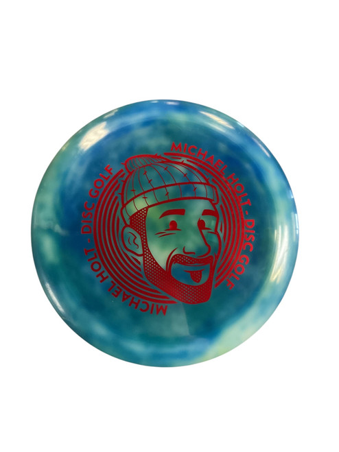 Vist Large View of Product Image Which is Used MICHAEL HOLT DISC Disc Golf Driver Royal Blue