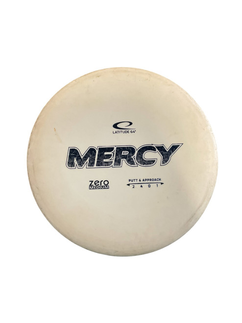 Vist Large View of Product Image Which is Used Latitude 64 MERCY Disc Golf Putter White