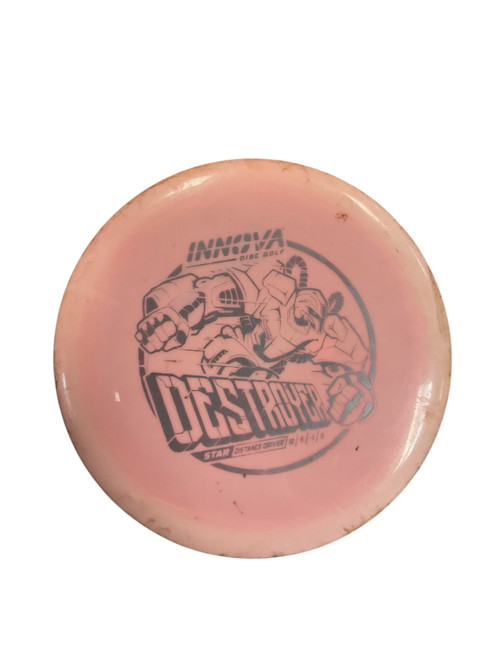 Vist Large View of Product Image Which is Used Innova DESTROYER Disc Golf Driver Orange