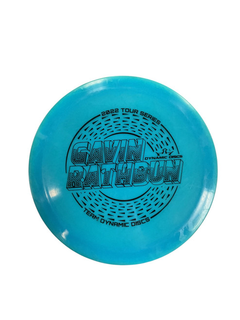Vist Large View of Product Image Which is Used Dynamic Discs 2022 TOUR SERIES GAVIN RATHBUN Disc Golf Mid Range Carolina Blue