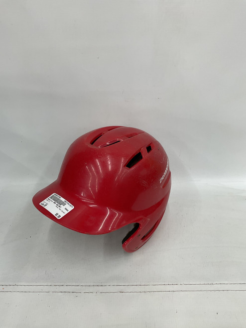 Vist Large View of Product Image Which is Used Demarini RED HELMET Batting Helmet No Mask Red SM