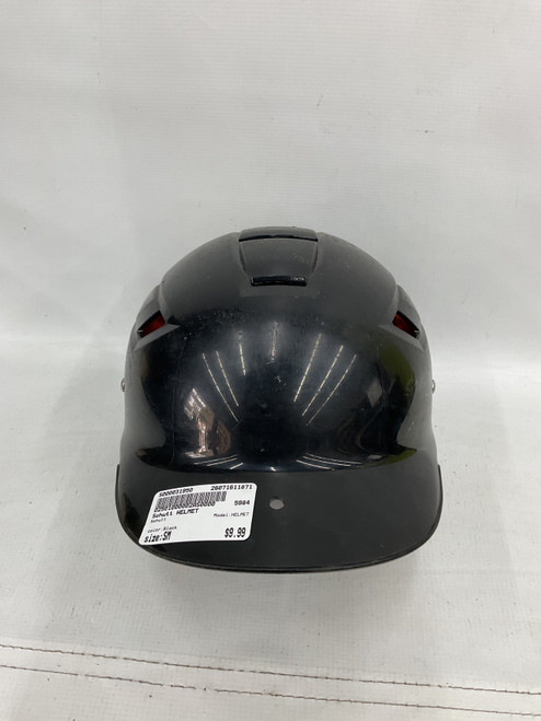 Vist Large View of Product Image Which is Used Schutt HELMET Batting Helmet No Mask Black SM