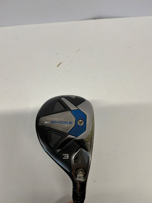 Vist Large View of Product Image Which is Used Callaway PARADYM AI SMOKE HL Mens Hybrid Club RH 3 Hybrid
